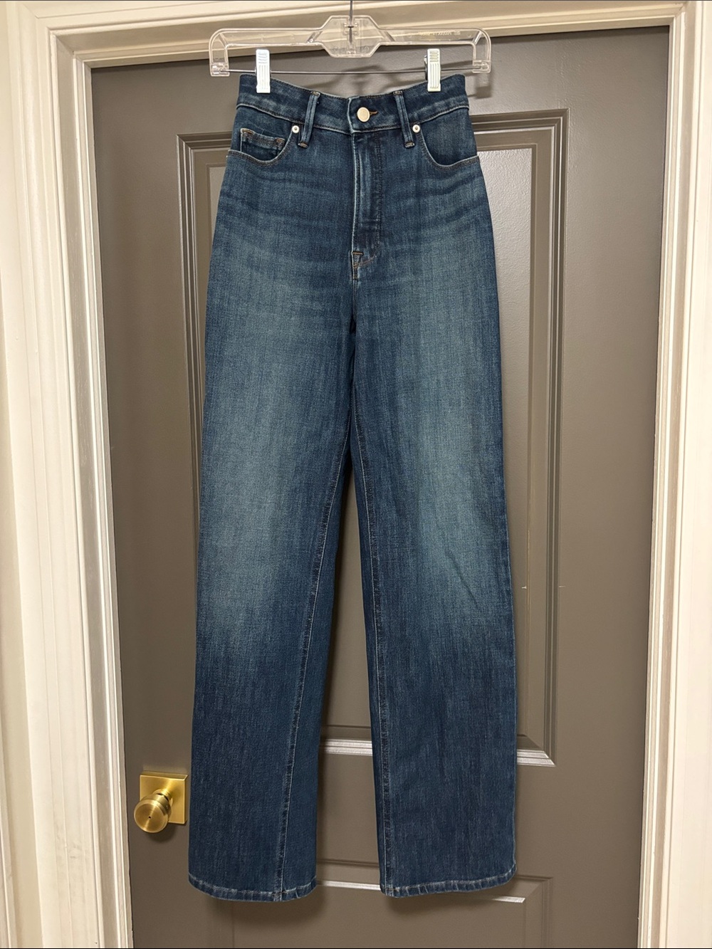 Good American Good True Straight Jeans 4